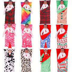 Christmas Elf Doll Accessories Sleeping Bag Doll Storage