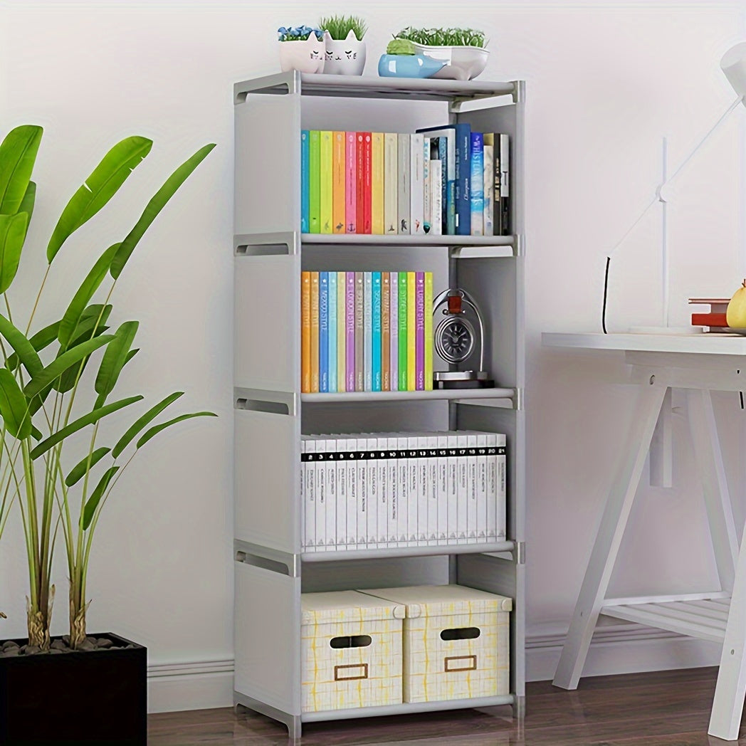 5 Tier Bookshelf Tall Bookcase Shelf Storage Organizer Modern Book Shelf