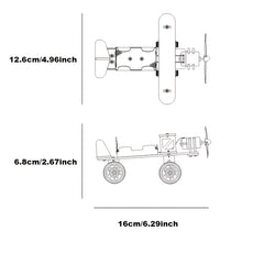 Wooden Airplane Model Kit DIY Educational Physics Science Experiment