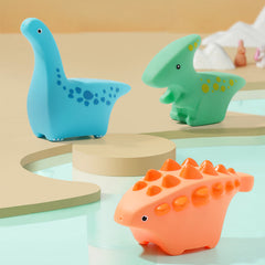 3pcs Baby Dinosaur Bath Toys For Toddler Mold Kids Bathtub Pool Toys