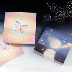 100pcs Sticky Note Book Lost Weight Flow Trace Dream Student Note Paper 80mm