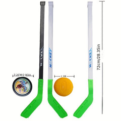 2pcs Kids Ice Hockey Stick Ball Set Toy Kindergarten Sports Teaching