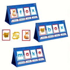 CVC Word Builder Cat Flashcards Matching Game