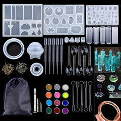 Epoxy Resin Silicone Mold Kit for DIY Jewelry Making