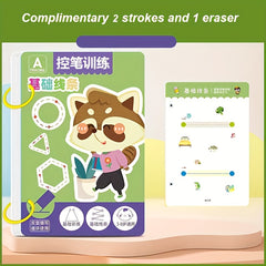 Reusable Workbook Set with Pens and Eraser