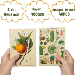 50pcs Retro Wall Collage Kit Small Posters Photo Collection Bedroom Decor