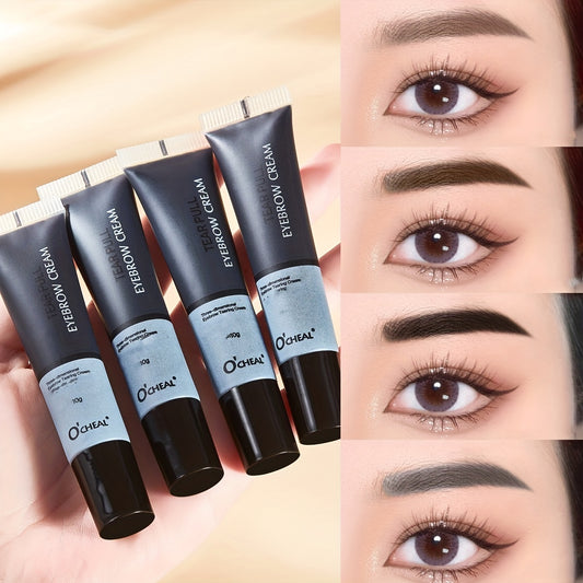 3D Eyebrow Dye Cream Film Forming Tear Off Natural Waterproof Eyebrow Tint