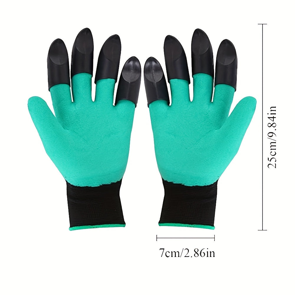 Garden Gloves With Claws for Women and Men, Yard Work Safe Gloves