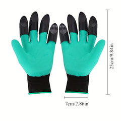 Garden Gloves With Claws for Women and Men, Yard Work Safe Gloves