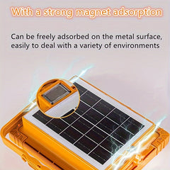 Portable Emergency Lights Alarm Lights Solar Home Charging High Brightness