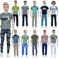 10pcs Mixed Doll Clothes Set High Polyester Outfits for Dolls