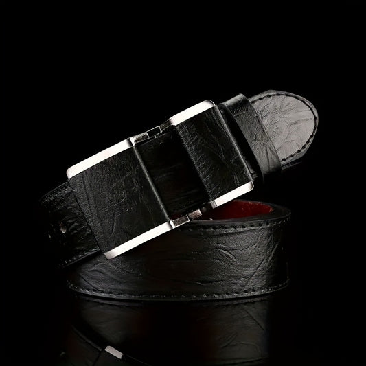 Men's Business Smooth Buckle Leisure Belt