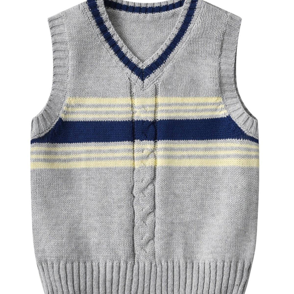 Boys Striped Sweater Vest