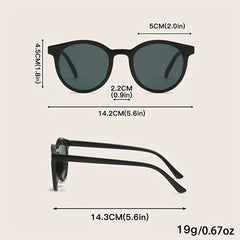 Round Sunglasses For Women Men Beach UV400 Sun Shades Glasses