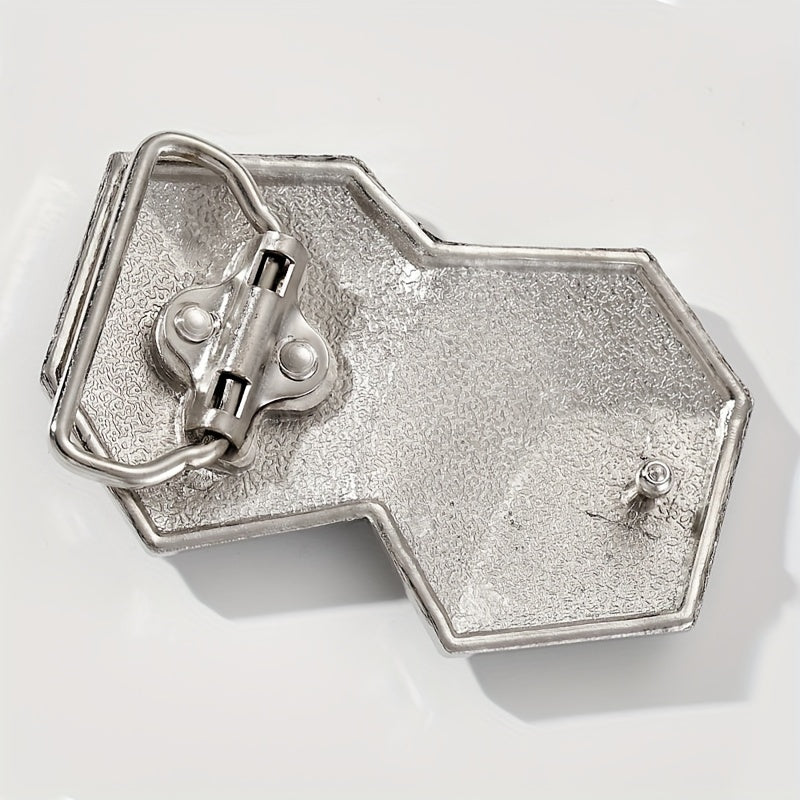 Retro Glitter Dice Belt Buckle Western Cowboy Decorative Accessories