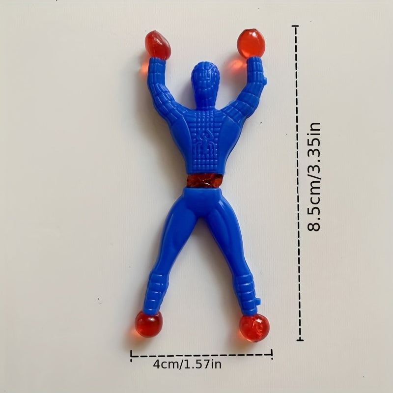 10pcs Wall Climbing Toys Stress Relief Sticky Tricky Toys