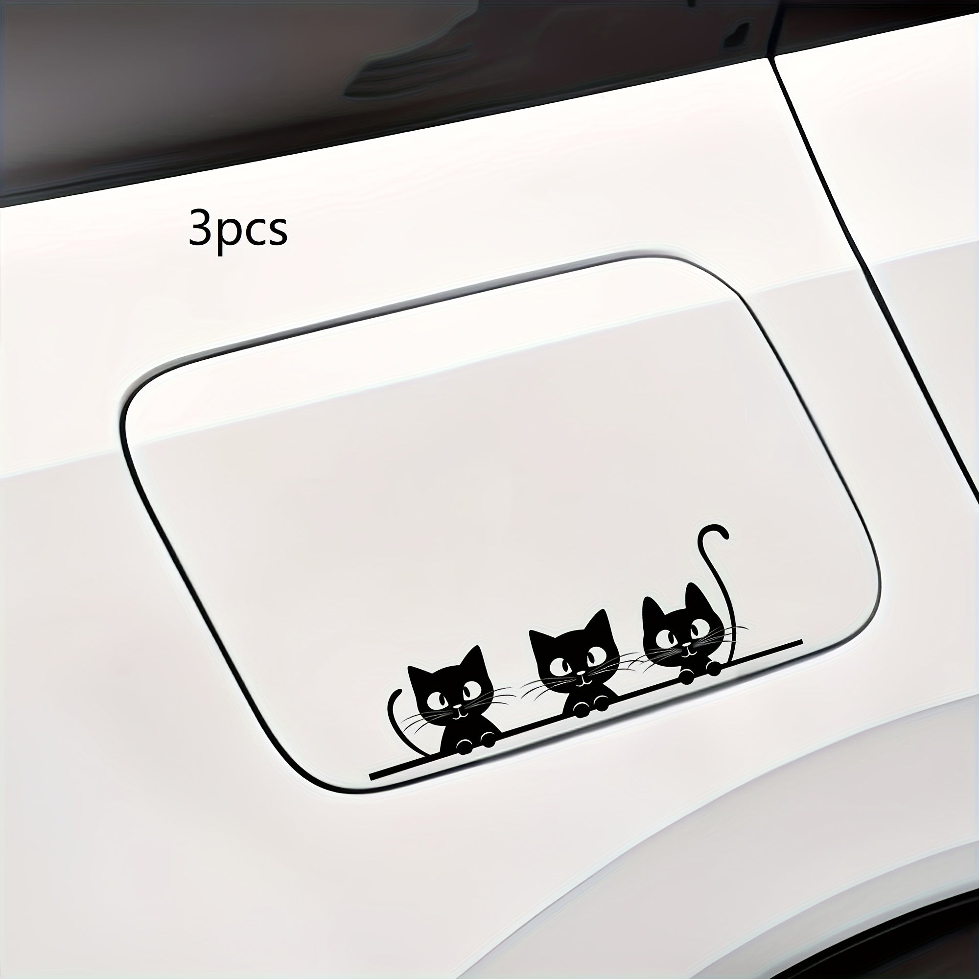 Kitten Auto Sticker PVC Decals for Motorcycles Laptops Tablets Phones