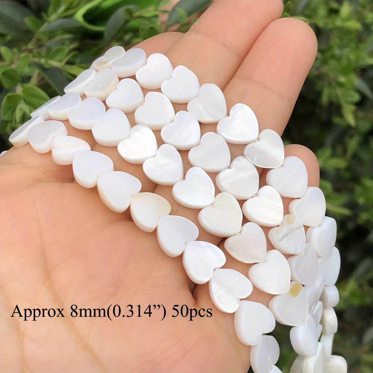 Natural Shell Beads 8-12mm Heart Horseshoe Snail Loose Beads for DIY Jewelry