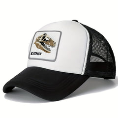 Dinosaur Skull Embroidery Baseball Cap