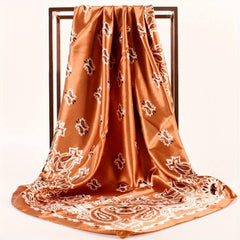 Paisley Bandana Silk Scarf Casual Shawl Hiphop Head Wrap Bag Charm