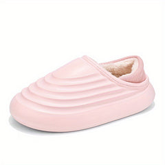 Boys Comfortable Non Slip Fleece House Shoes Soft Bottom Walking Shoes