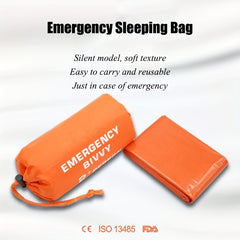 Emergency Sleeping Bag Waterproof Warm Survival Blanket