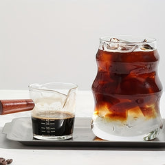 2pcs Glass Cups With Straws for Home and Office