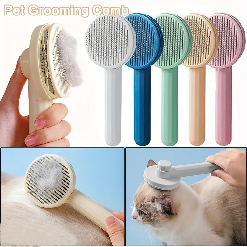 Pet Grooming Comb for Dogs Cats Hair Remover Slicker Brush