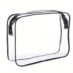 3pcs Clear Travel Bags For Toiletries Waterproof Cosmetic Makeup Bags