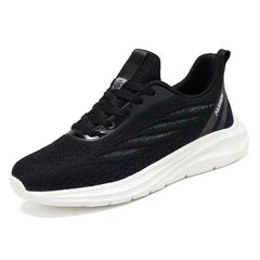 Solid Platform Sneaker Lace Up Low Round Toe Non slip Trainers