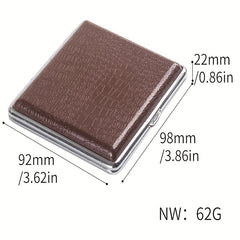 Men's Cigarette Case Holder Box Portable Storage Box