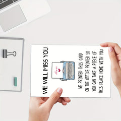 Funny Retirement Cards With Envelope - Hilarious Office Remembrance Cards