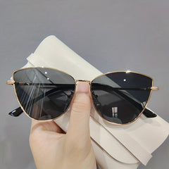 Vintage Cat Eye Frame Sunglasses Women Eyewear Sun Shades Lady