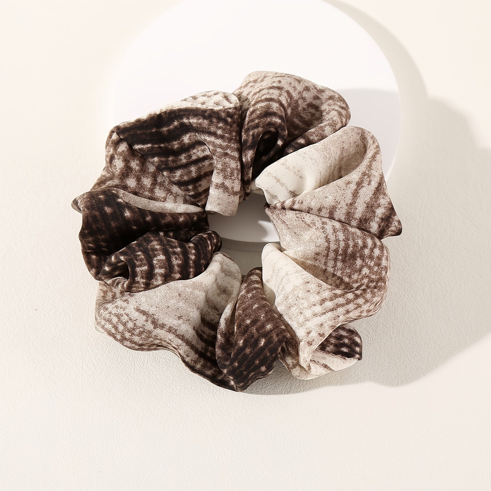 Snake Print Large Boho Oversize Scrunchie Colorful Women Hair Accessory