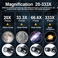 Professional Astronomical Telescope for Astronomy Enthusiasts