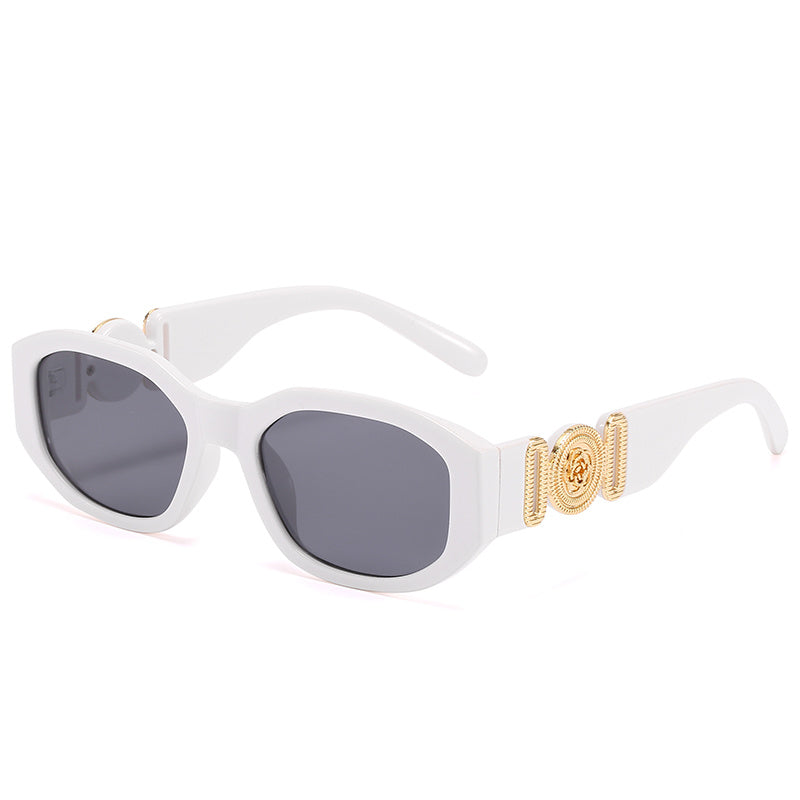 Vintage Square Sunglasses Gradient UV400 Sun Shades Driving Beach