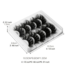 8D Cat Eye Faux Mink Lashes 5 Pairs Pack