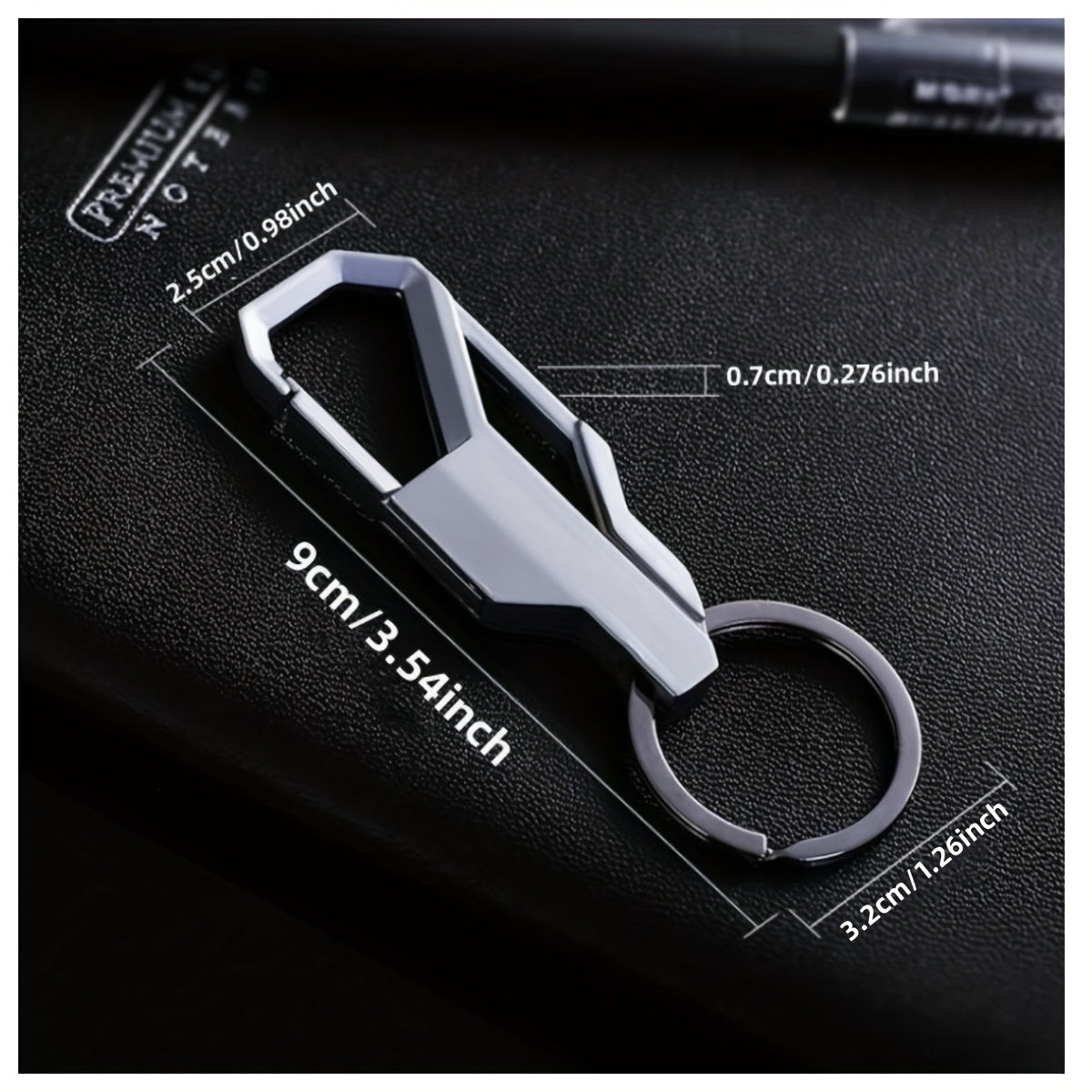 Men's Car Waist Keychain Zinc Alloy Metal Corrosion Resistant