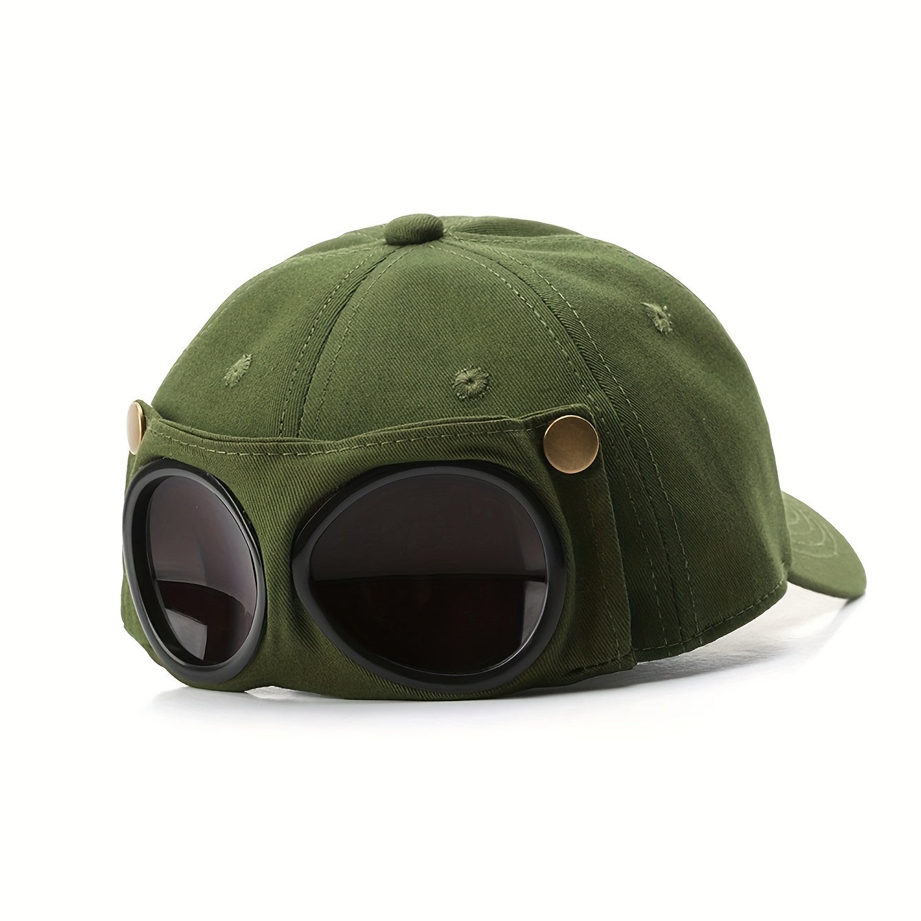 Aviator Glasses Baseball Cap Vintage Solid Hip Hop Dad Hat Adjustable Sun Hats