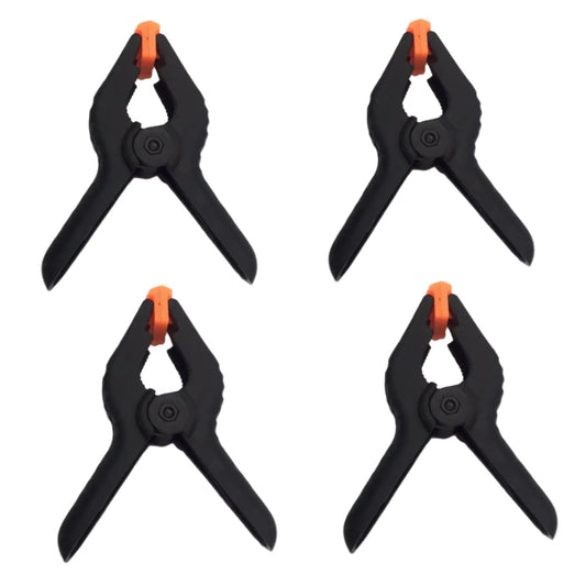 4pcs Plastic Spring Clamps Nylon Woodworking Clamps Retaining Clamps