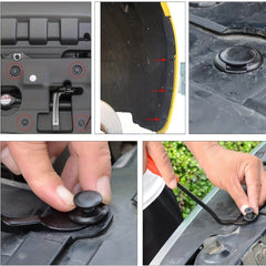 725pcs Auto Fastener Clips Car Body Push Retainer Pin Rivet Bumper Door Trim Pan