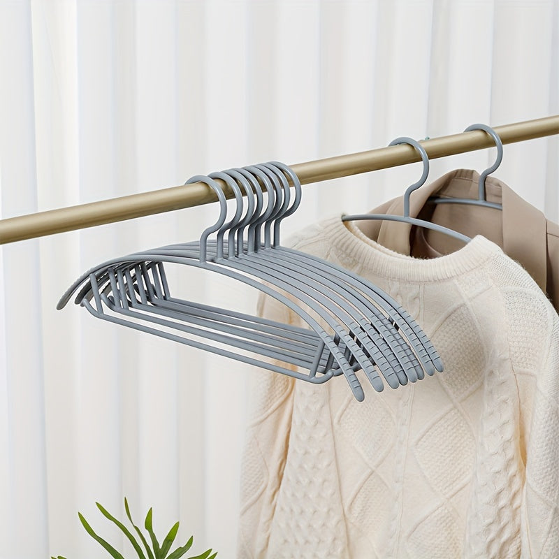 Random Clothes Hanger Hanging Striped Non Slip Shelf Semicircular Support