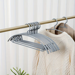 Random Clothes Hanger Hanging Striped Non Slip Shelf Semicircular Support