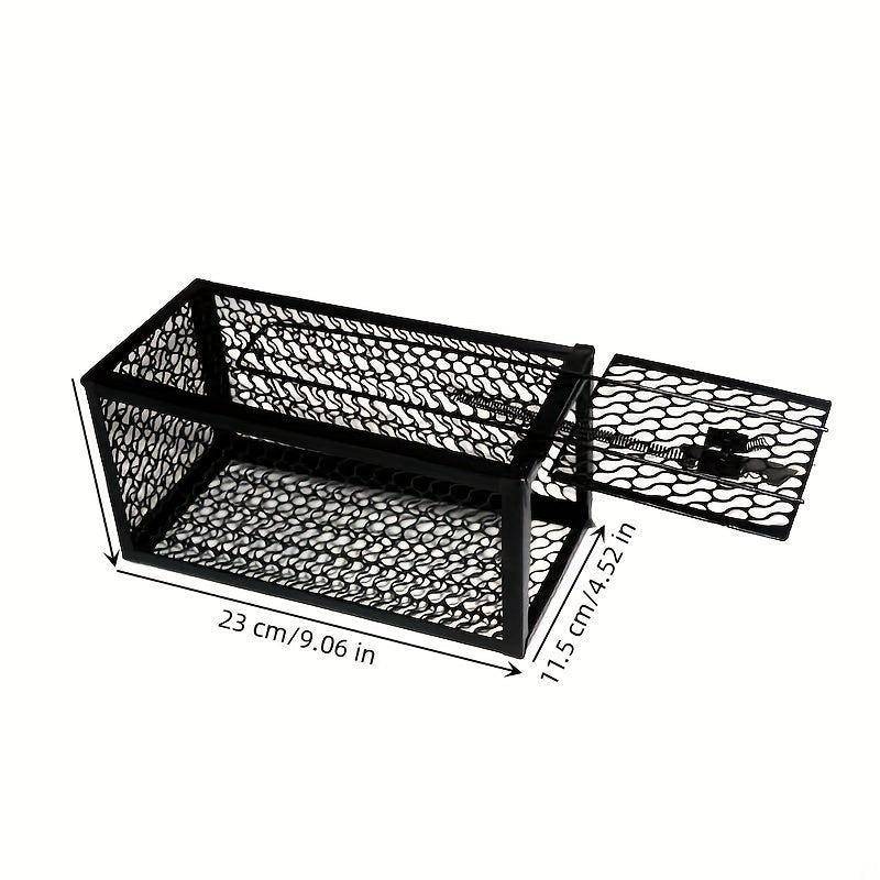 2pcs Mouse Trap Iron Rodent Mice Catch Cage Indoor Outdoor Insect Traps
