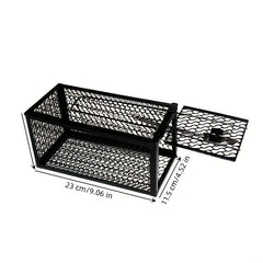 2pcs Mouse Trap Iron Rodent Mice Catch Cage Indoor Outdoor Insect Traps