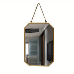 Decorative Wall Mirror with Chain for Bathroom Bedroom Living Room