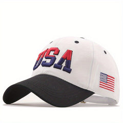 Flag Embroidery Baseball Cap Hip Hop Breathable Dad Hat