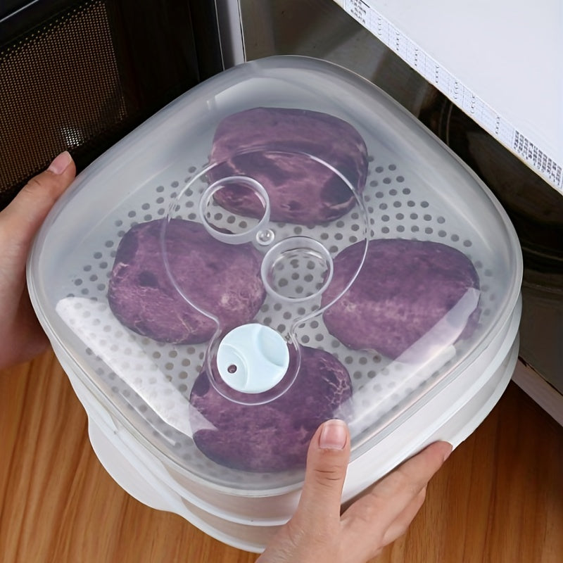 1pc Multiple Tiers Microwave Steamer for Steaming Food