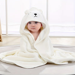 Soft & Cozy Baby Hooded Cloak Bath Towel for Swimming & Bathing