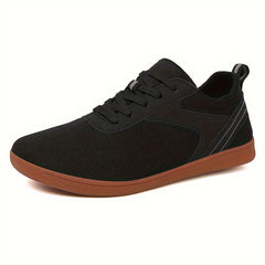 Women's Minimalist Lace up Mesh Athletic Walking Shoes Breathable